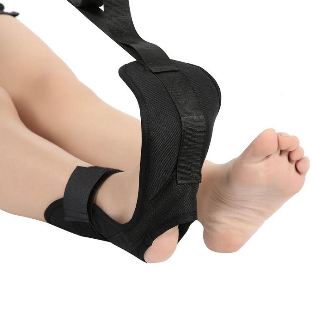 110cm Yoga Stretching Belt Foot Stretcher Calf Tendonitis Ankle Strap Band  Yoga Stretch Strap Calf Leg Foot Stretcher Strap Belt